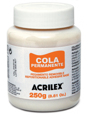 Cola permanente 250gr, ACRILEX