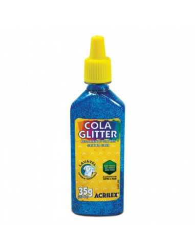 Cola Glitter Azul Cielo de 23gr, ACRILEX