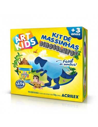 Kit masa de moldear Dinosauros, Acrilex