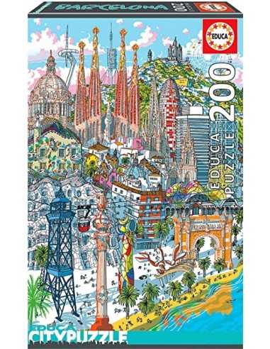 ROMPECABEZAS 200 BARCELONA CITY PUZZLE