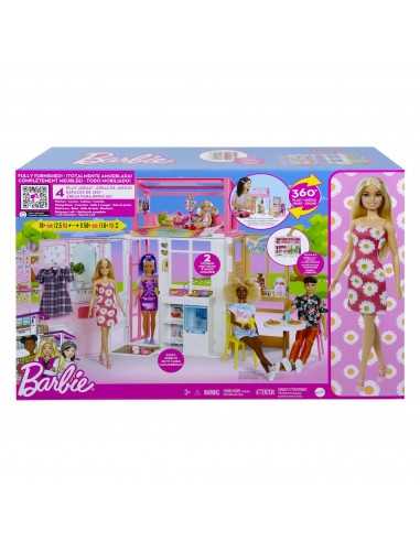 BARBIE Set de casa de munecas de 2 pisos