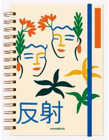 Cuaderno Anillado Geisha A5, Monoblock