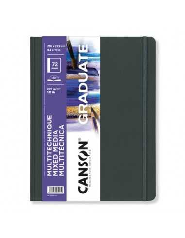 CANSON BOOK GRADUATE MIX MEDIA 200G A5