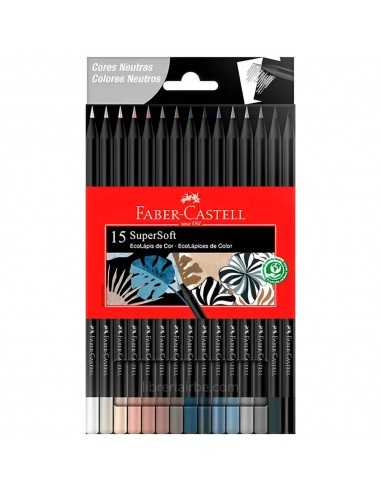 EcoLápices de 15 Colores SuperSoft –...