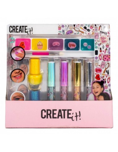 Kit de maquillaje metalizado 7 pcs...