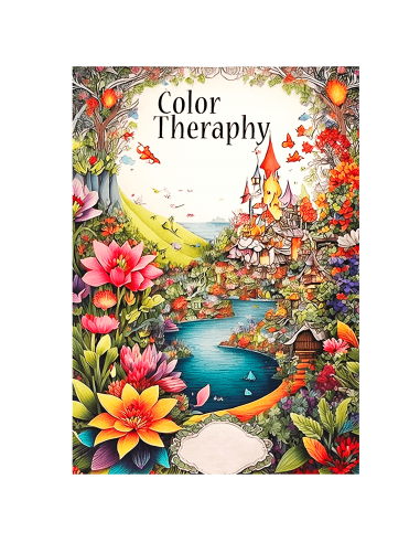 Libro para colorear colour therapy 1...