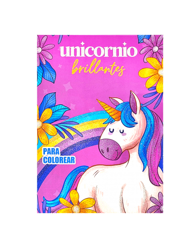 Libro para colorear unicornios...