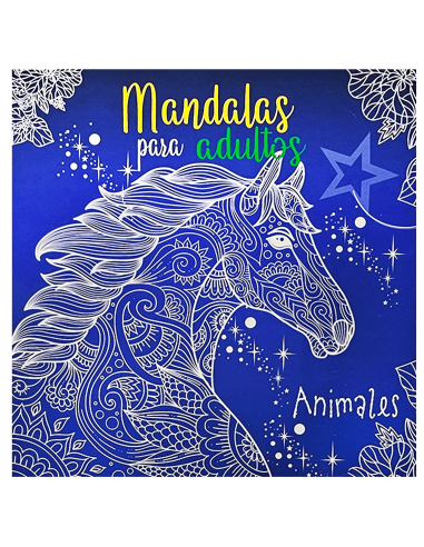 Libro para colorear mandalas animales...