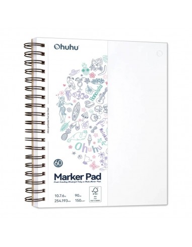 Cuaderno para boceto con marcador OHUHU