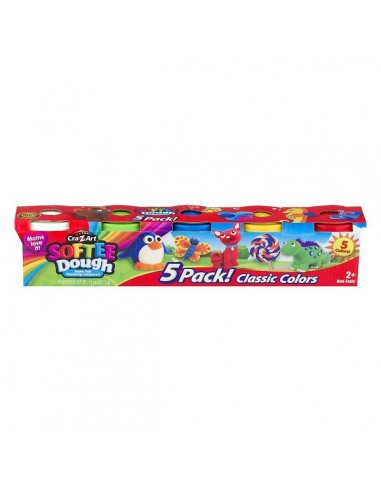 PLASTILINA PACK 5 COLORES CLASICOS...