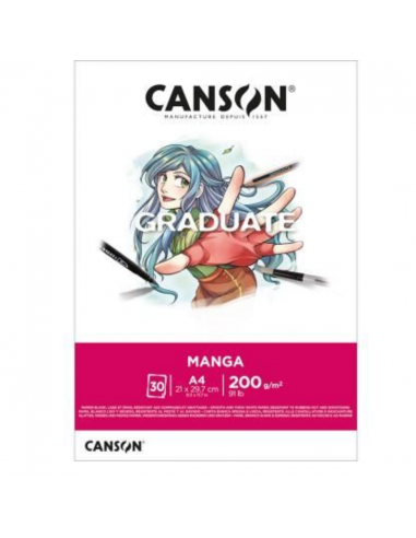 Bloc Graduate Manga 30H A4 200G CANSON