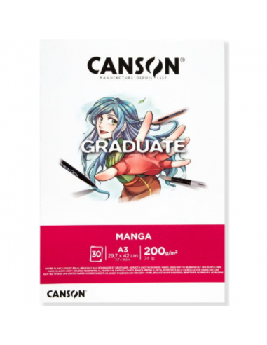 Bloc Graduate Manga 30H A3 200G CANSON