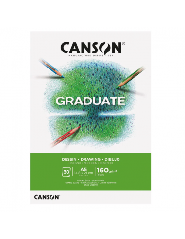 Bloc Graduate Dessin A5 30H 160G CANSON