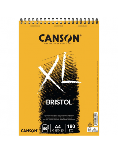 Bloc XL Bristol 50S A4 180G CANSON