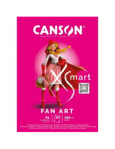 Bloc Xsmart Fan Art 20H 250G CANSON