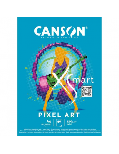 Bloc Xsmart Pixel Art 40H 120G CANSON