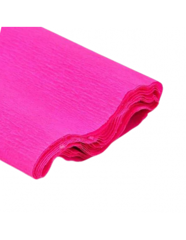 Papel crepe fluorescente fucsia,...