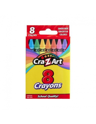 CRAYONES SET 8 PCS CRAZART