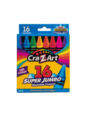 CRAYONES LAVABLES SUPER JUMBO SET 16...