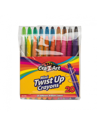 MINI CRAYONES GIRATORIOS SET 20 PCS...