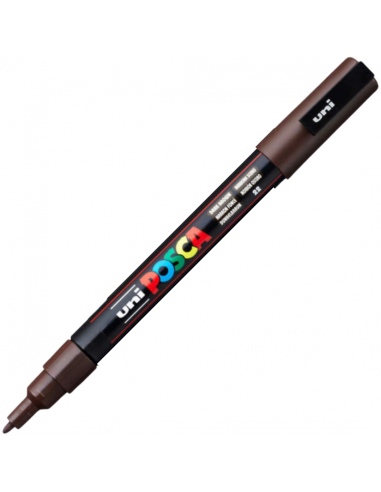 Marcador Marrón Oscuro 1.3mm PC-3M POSCA