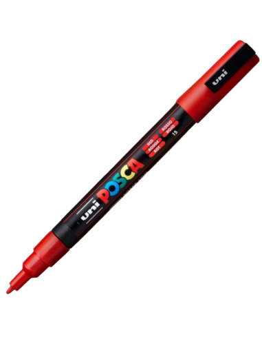 Marcador Rojo 1.3mm PC-3M POSCA