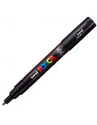 Marcador Negro 0.7mm PC 1m POSCA