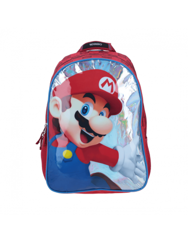 Mochila Grande Mario Bros Rojo CHENSON