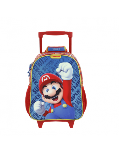 Mochila con Ruedas Chica Mario Bros...