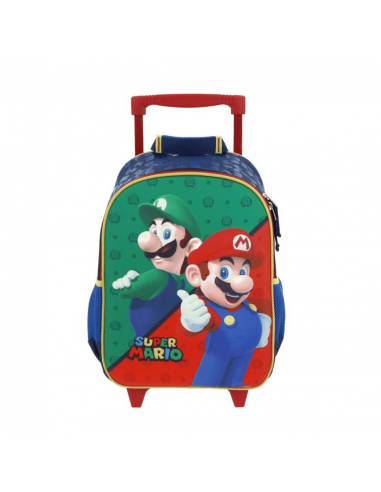 Mochila con Ruedas Chica Mario Bros...