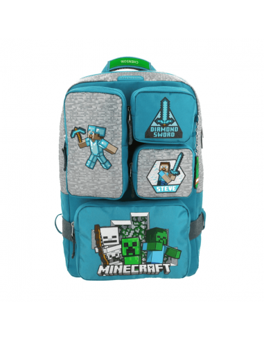 Mochila Grande Minecraft Bricks CHENSON