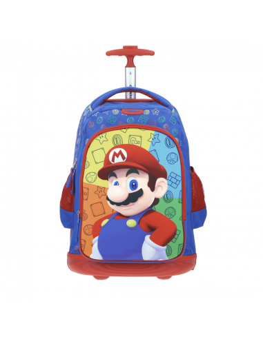 Mochila con Ruedas Grande Mario Bros...