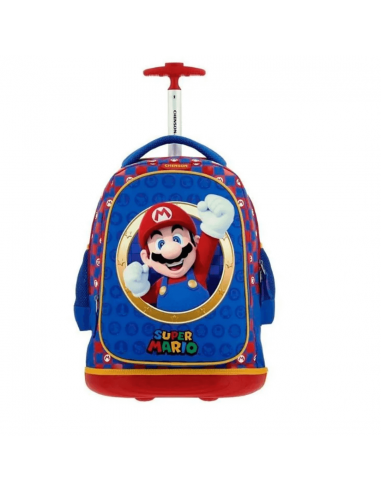 Mochila con Ruedas Grande Mario Bros...