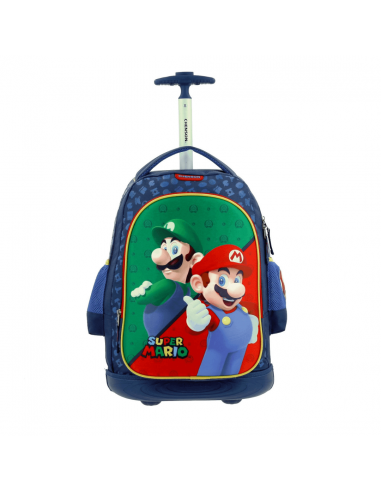 Mochila con Ruedas Grande Mario Bros...