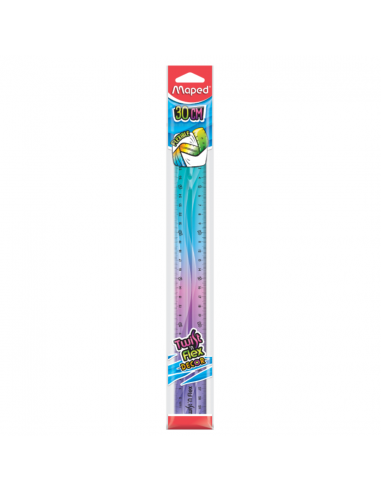 Regla Flexible Twist Decorada 30cm MAPED