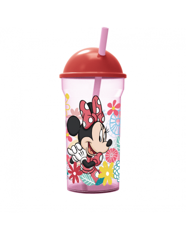 Vaso Transparente Minnie Mouse...