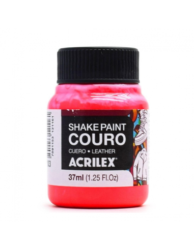 Pintura de Cuero Color Rojo 37ml ACRILEX