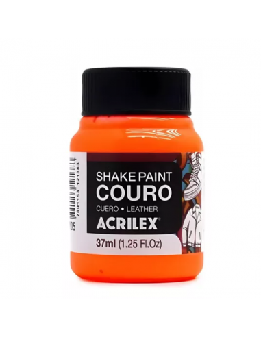 Pintura para Cuero Color Naranja 37ml...