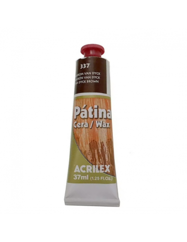 Patina en cera Marrón 37ml, ACRILEX