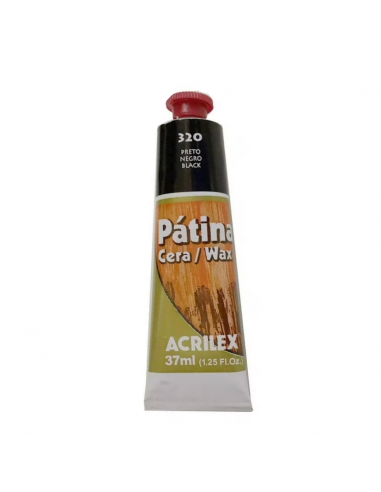 Patina en cera Negro 37ml, ACRILEX