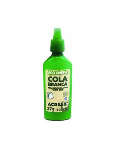 Cola branca verde 37 grs, ACRILEX