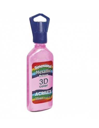 Tinta dimensional relieve 3D rosa,...