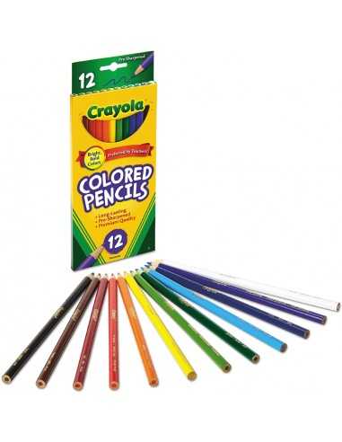 Lápices de colores largos 12uds, CRAYOLA