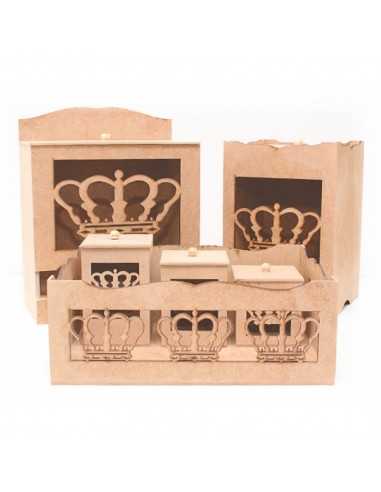 Kit baby corona 6 pzs 50x19x25 cm