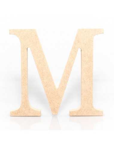 Letra M MDF 18cm