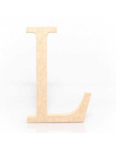 Letra L MDF 18cm