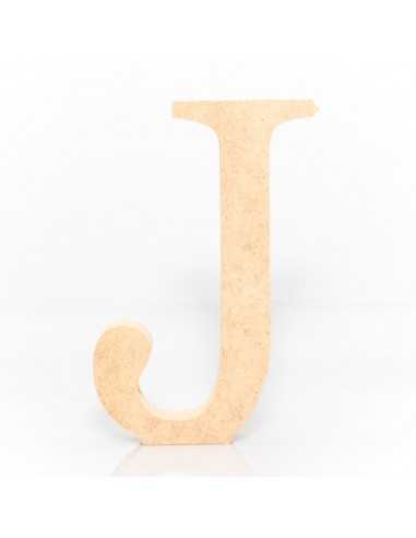 Letra J MDF 18cm