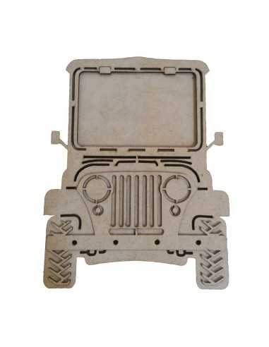 Porta retrato láser Jeep 22X26cm