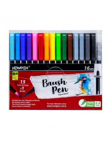 Caneta pincel Brush pen 16 pz