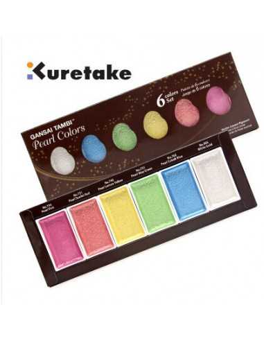 Acuarela KURETAKE metálica pastel de...